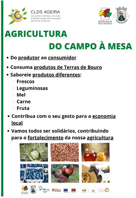 Cartaz da Campanha "Agricultura do Campo à Mesa"